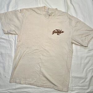 Inaka Power Logo Cream & Brown Unisex T-shirt